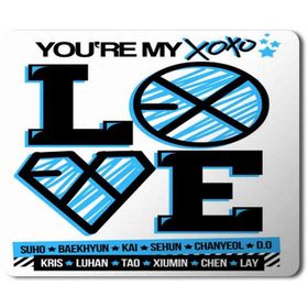 Art Hediye Exo Xoxo Love Baskılı 23x19 cm Mouse Pad