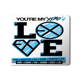 Art Hediye Exo Xoxo Love Baskılı 23x19 cm Mouse Pad