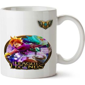 Art Hediye Ezreal Lol İki Tarafı Baskılı Beyaz Kupa