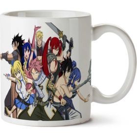 Art Hediye Fairy Tail Anime İki Tarafı Baskılı Beyaz Kupa