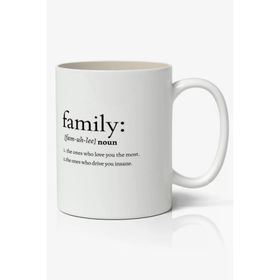 Art Hediye Family (Aile) Tasarımlı Kupa Bardak Baskılı Kahve Kupa