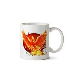 Art Hediye Fenix İki Tarafı Baskılı Beyaz Kupa