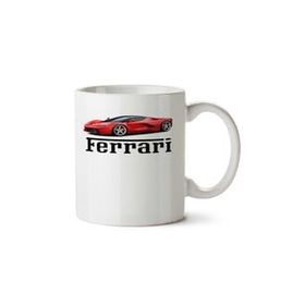 Art Hediye Ferrari İki Tarafı Baskılı Kupa Bardak