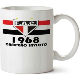 Art Hediye Ferrım Campeão Invıcto İki Tarafı Baskılı Beyaz Kupa