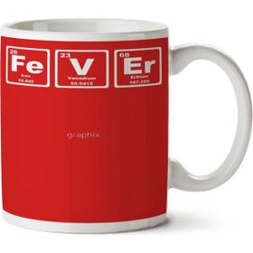 Art Hediye Fever Ateş Periyodik Cetvel iki Tarafı Baskılı Kupa Bardak