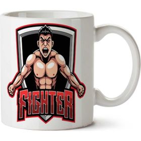 Art Hediye Fighter Çocuk İki Tarafı Baskılı Beyaz Kupa