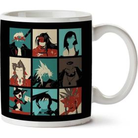 Art Hediye Final Fantasy 7 Pop Art İki Tarafı Baskılı Kupa Bardak