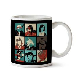 Art Hediye Final Fantasy 7 Pop Art İki Tarafı Baskılı Kupa Bardak