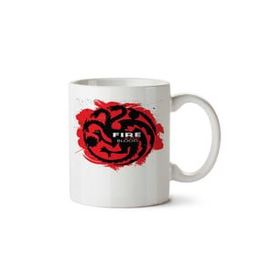 Art Hediye Fire And Blood Targaryen İki Tarafı Baskılı Kupa Bardak