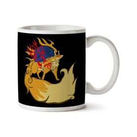 Art Hediye Firekami Okami Amaterasu Firefox Iki Tarafı Baskılı Kupa Bardak