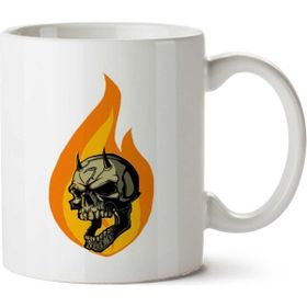 Art Hediye Flame On El Diablo Suicide Squad İki Tarafı Baskılı Kupa Bardak