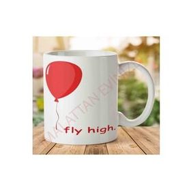 Art Hediye Fly Balon İki Tarafı Baskılı Kupa Bardak