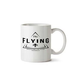 Art Hediye Flying Triangle İki Tarafı Baskılı Beyaz Kupa