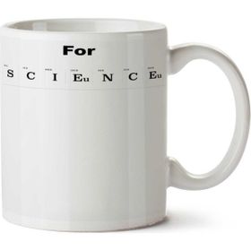 Art Hediye For Science Bilim Için Periyodik Cetvel İki Tarafı Baskılı Kupa Bardak