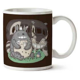 Art Hediye Forest Friends My Neighbor Totoro Iki Tarafı Baskılı Kupa Bardak