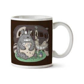 Art Hediye Forest Friends My Neighbor Totoro Iki Tarafı Baskılı Kupa Bardak