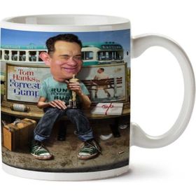 Art Hediye Forrest Gump Tom Hanks.png Iki Tarafı Baskılı Kupa Bardak