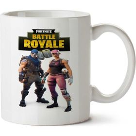 Art Hediye Fortnite Battle Royale İki Tarafı Baskılı Beyaz Kupa