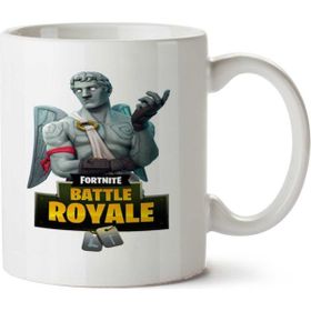 Art Hediye Fortnite Battle Royale Tanrıça İki Tarafı Baskılı Beyaz Kupa
