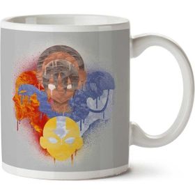 Art Hediye Four Nations Avatar The Last Airbender İki Tarafı Baskılı Kupa Bardak