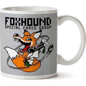 Art Hediye Foxhound Special Forces Metal Gear Solid Black Iki Tarafı Baskılı Kupa Bardak