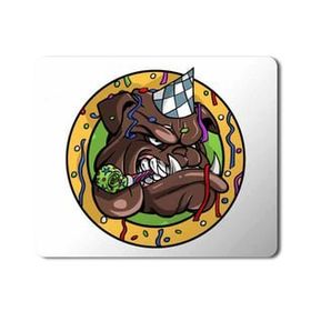 Art Hediye Francky the Bulldog Baskılı 23x19 cm Mouse Pad