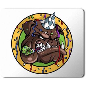 Art Hediye Francky the Bulldog Baskılı 23x19 cm Mouse Pad