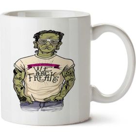 Art Hediye Frankstyle İki Tarafı Baskılı Beyaz Kupa
