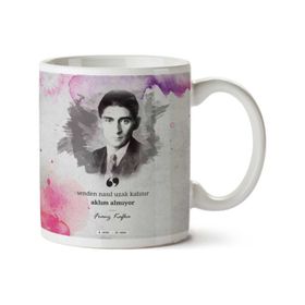 Art Hediye Franz Kafka Senden Nasıl Uzak Kalınır.png İki Tarafı Baskılı Kupa Bardak
