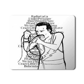 Art Hediye Freddie Mercury Queen Baskılı 23x19 cm Mouse Pad