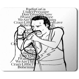 Art Hediye Freddie Mercury Queen Baskılı 23x19 cm Mouse Pad