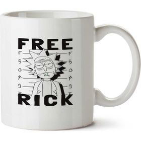 Art Hediye Free Rick Suçlu İki Tarafı Baskılı Beyaz Kupa