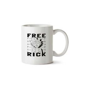 Art Hediye Free Rick Suçlu İki Tarafı Baskılı Beyaz Kupa