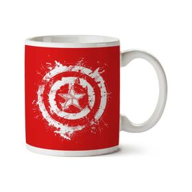Art Hediye Freedom Rising Captain America Iki Tarafı Baskılı Kupa Bardak