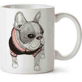 Art Hediye French Bulldog Pug Boston Terrier Kupa Bardak