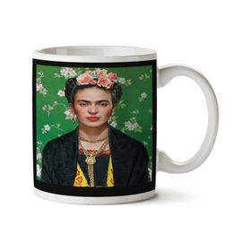 Art Hediye Frida Kahlo 1 Iki Tarafı Baskılı Kupa Bardak