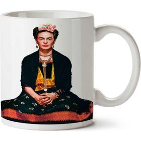 Art Hediye Frida Kahlo 22 İki Tarafı Baskılı Beyaz Kupa