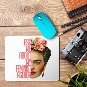 Art Hediye Frida Kahlo 3 Baskılı 23x19 cm Mouse Pad