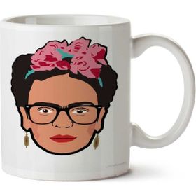 Art Hediye Frida Kahlo B1 İki Tarafı Baskılı Beyaz Kupa