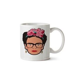 Art Hediye Frida Kahlo B1 İki Tarafı Baskılı Beyaz Kupa
