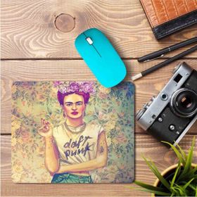 Art Hediye Frida Kahlo Duft Punk Baskılı 23x19 cm Mouse Pad
