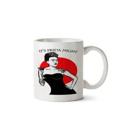 Art Hediye Frida Kahlo Gece Kulübü İki Tarafı Baskılı Kupa Bardak