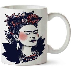 Art Hediye Frida Kahlo İki Tarafı Baskılı Kupa Bardak