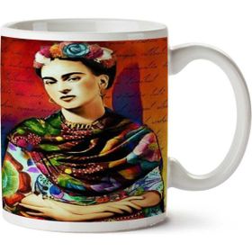 Art Hediye Frida Kahlo Masum Mektup Iki Tarafı Baskılı Kupa Bardak