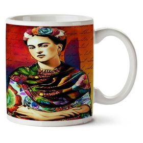 Art Hediye Frida Kahlo Masum Mektup Iki Tarafı Baskılı Kupa Bardak