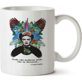 Art Hediye Frida Kahlo Melek İki Tarafı Baskılı Kupa Bardak