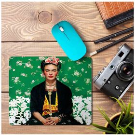 Art Hediye Frida Kahlo Portre Baskılı 23x19 cm Mouse Pad