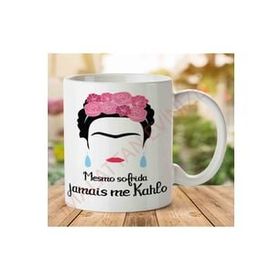 Art Hediye Frida Kahlo Yüz Silüet İki Tarafı Baskılı Kupa Bardak