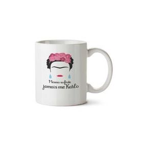 Art Hediye Frida Kahlo Yüz Silüet İki Tarafı Baskılı Kupa Bardak