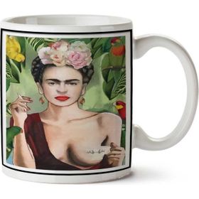 Art Hediye Frida Poster İki Tarafı Baskılı Kupa Bardak